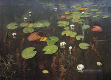 Klassik Blumen Werke - Seerosen Isaac Levitan Blumen